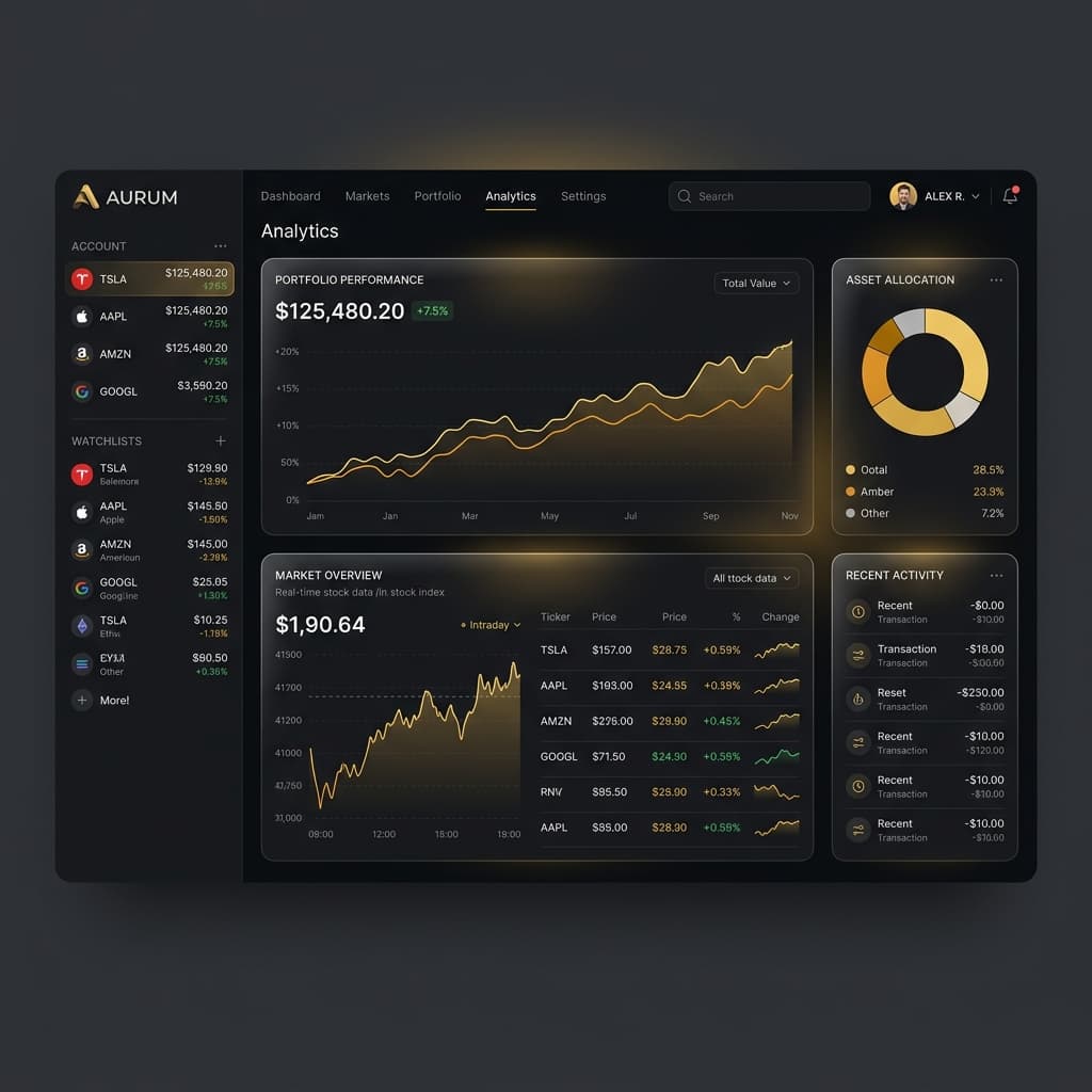 Fintech Dashboard Redesign